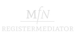 Logo MfN registermediator grijs | De Haart Mediation & Advies